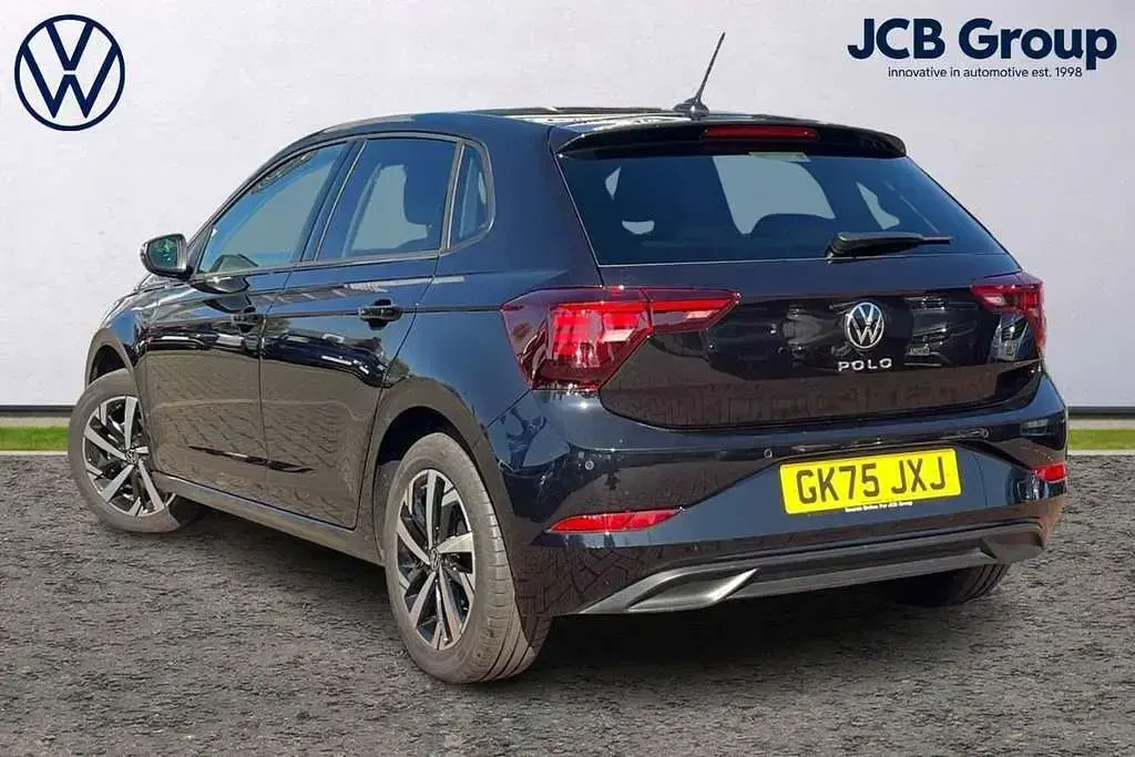 Used VW Polo Match 95 HP (69 kW) 2025 Black Hatchback