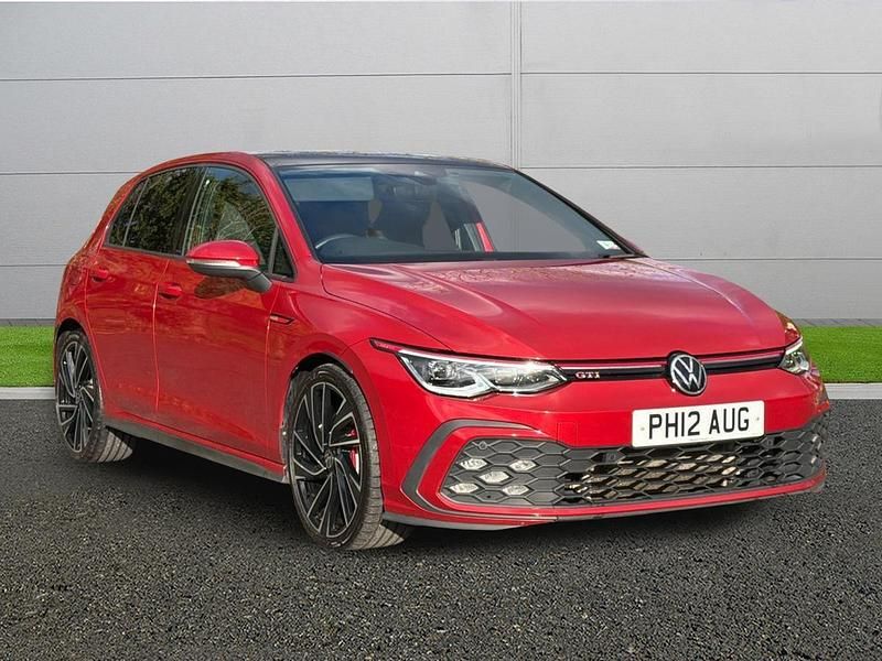Used VW Golf VII GTI 2021 Red Hatchback
