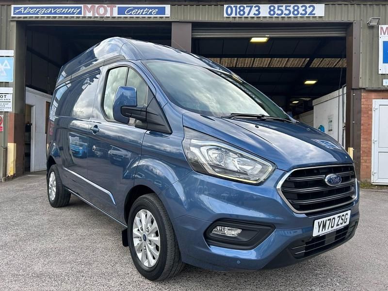 Used Ford Transit Custom Limited 130 HP (95 kW) 2021 Blue Van
