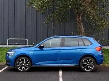 Used Skoda Kamiq Monte Carlo 110 HP (80 kW) 2024 Blue SUV