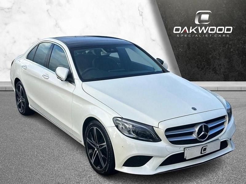 Used Mercedes C220 Sport Edition 2020 White Sedan