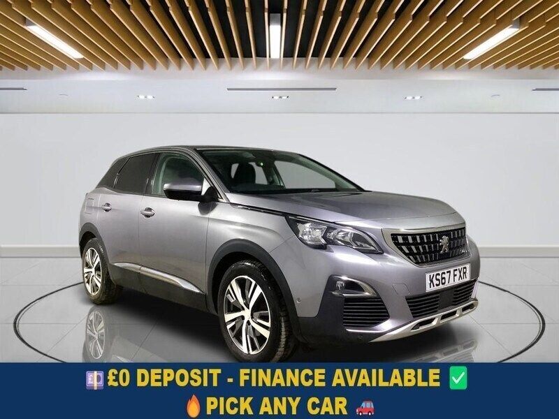 Grey Used 2017 Peugeot 3008 Allure SUV | £12,349 (Fair price) - Image 1/3