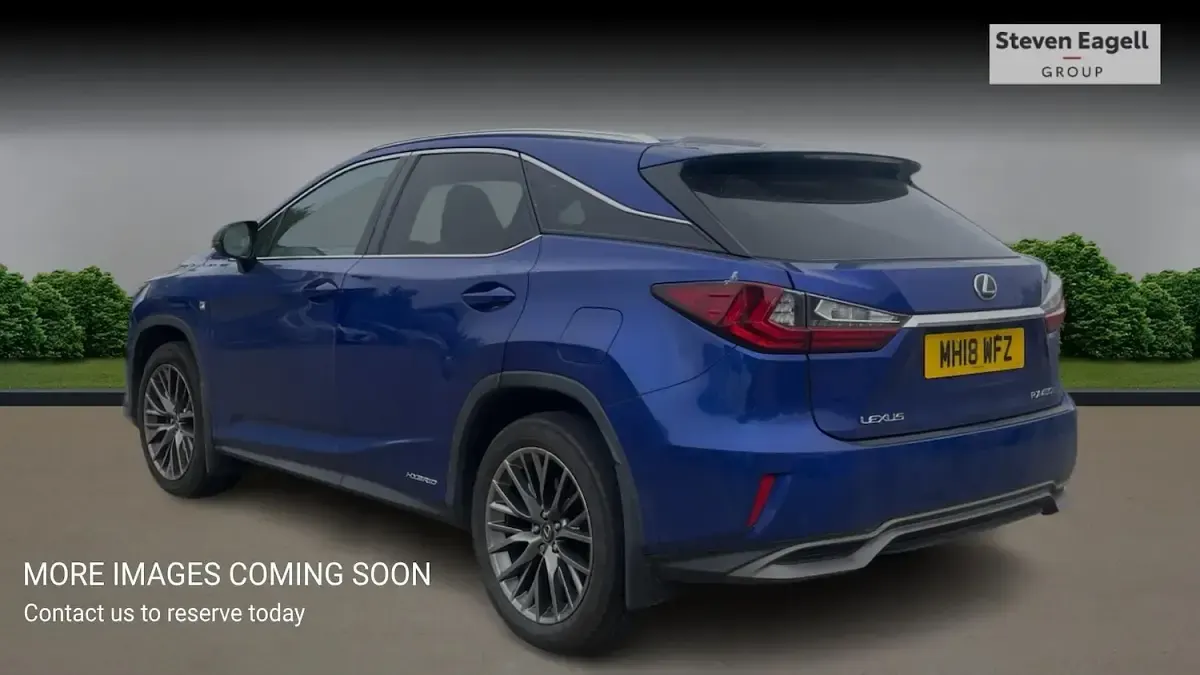 Used Lexus RX450h Sport Line 2018 Blue SUV