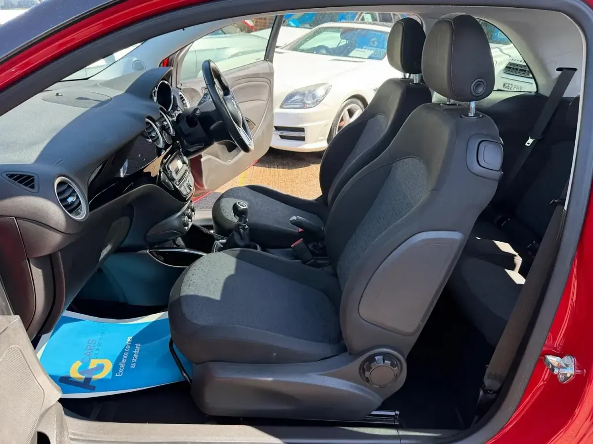 Used Vauxhall Adam Glam 70 HP (51 kW) 2017 Red Hatchback