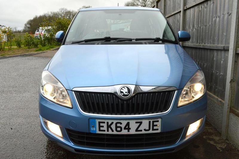 Used Skoda Fabia Elegance 105 HP (77 kW) 2014 Blue Hatchback