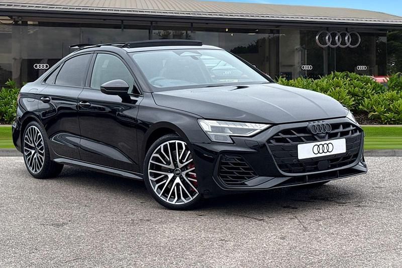 Black New 2025 Audi S3 Comfort Sedan | £48,390 (Expensive) - Image 1/4