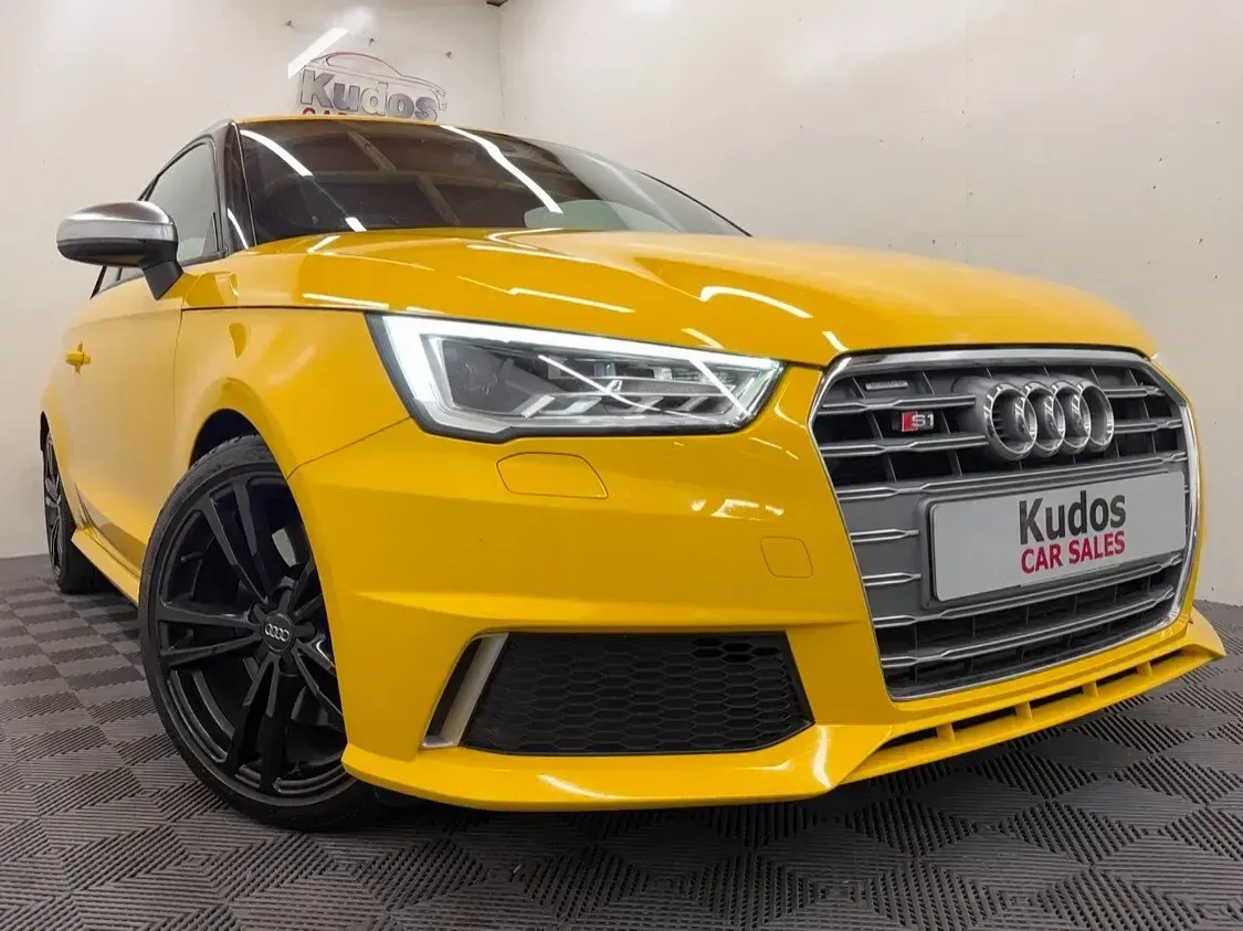Used Audi S1 231 HP (169 kW) 2017 Yellow Hatchback