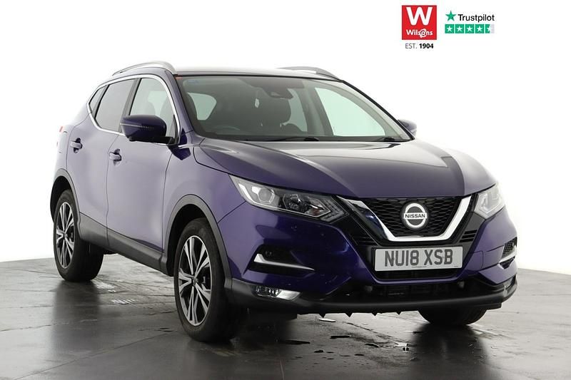 Blue Used 2018 Nissan Qashqai N-Connecta SUV | £13,899 (Fair price) - Image 1/4