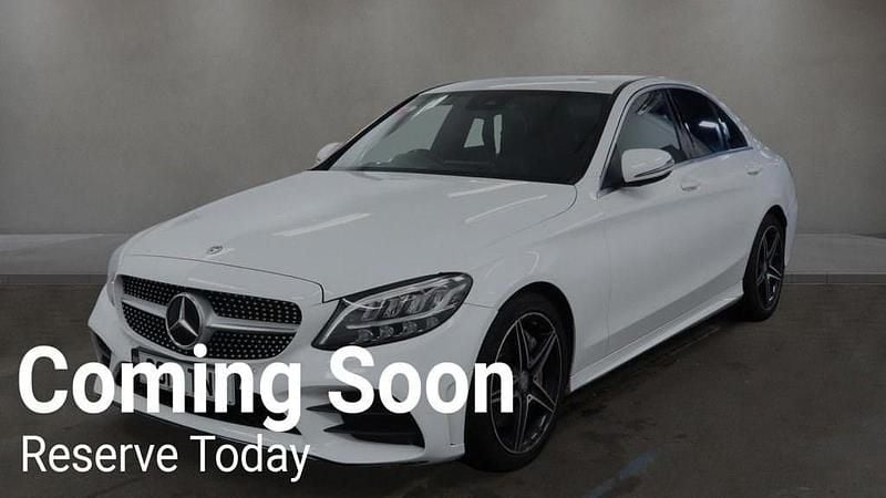 Used Mercedes C300 AMG line 245 HP (180 kW) 2019 White Sedan
