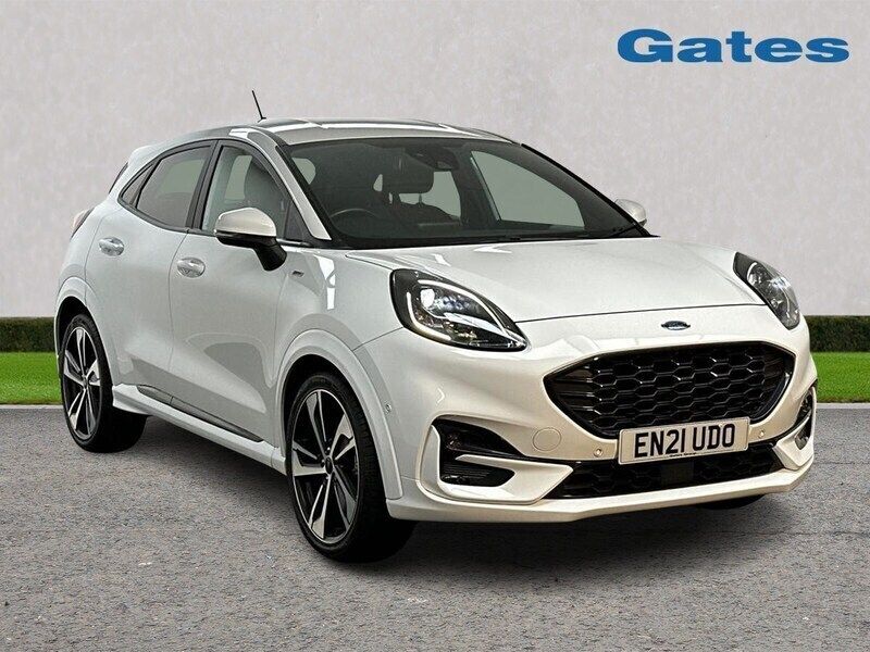 White Used 2021 Ford Puma ST-Line Hatchback | £16,000 (A bit pricey) - Image 1/4