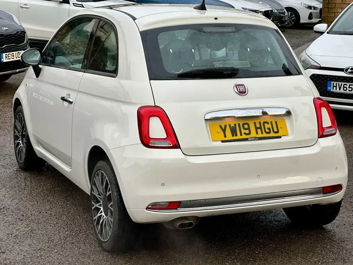 Used Fiat 500 Anniversary 69 HP (50 kW) 2019 White Hatchback