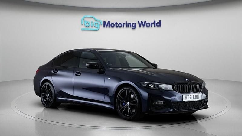 Used BMW 330e M Sport 292 HP (214 kW) 2021 Blue Sedan