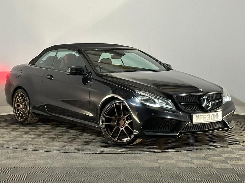 Used Mercedes E220 AMG 170 HP (125 kW) 2013 Black Cabriolet