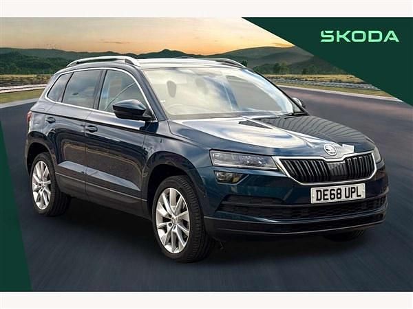 Blue Used 2018 Skoda Karoq SE L SUV | £15,095 (Fair price) - Image 1/3