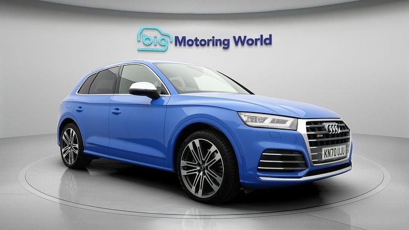 Blue Used 2020 Audi SQ5 S-Line SUV | £33,700 (Fair price) - Image 1/4