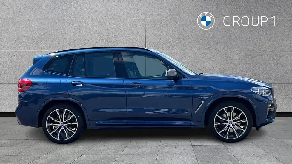 Used BMW X3 Comfort Edition 393 HP (289 kW) 2020 Phytonic blue metallic paint SUV