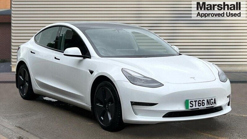 White Used 2021 Tesla Model 3 Long Range Sedan | £19,370 (Fair price) - Image 1/4