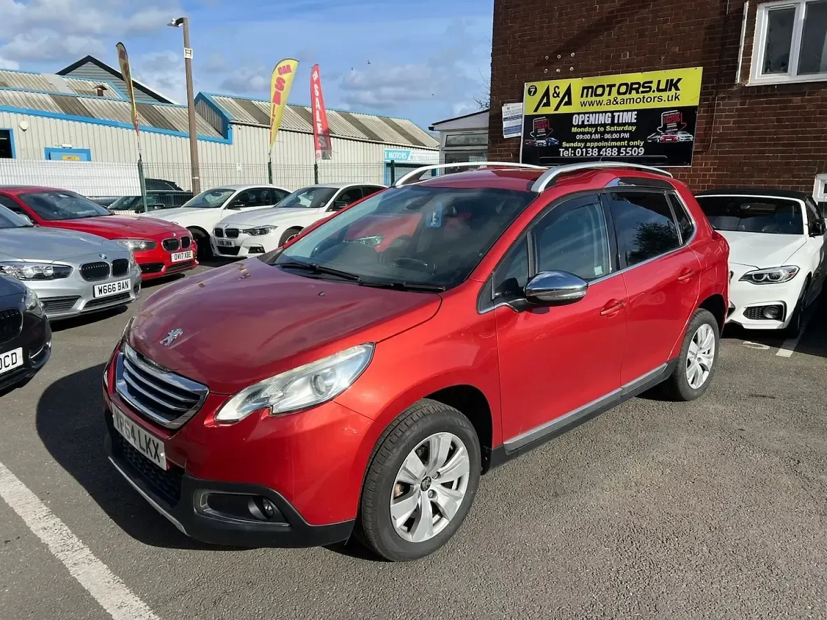 Used Peugeot 2008 Allure 92 HP (67 kW) 2014 Red SUV