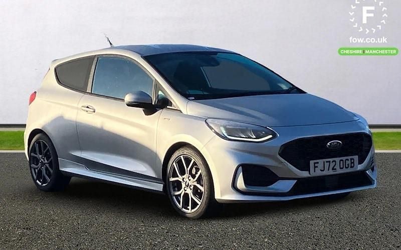 Silver Used 2022 Ford Fiesta ST-Line Hatchback | £16,099 (Fair price) - Image 1/3