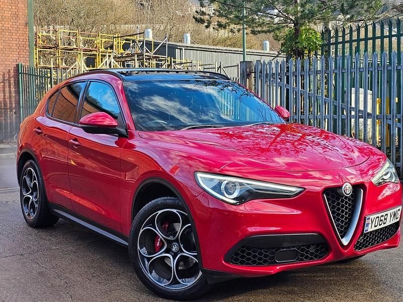 Red Used 2019 Alfa Romeo Stelvio SUV | £13,995 (Fair price) - Image 1/4
