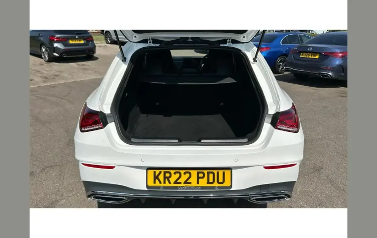 Used Mercedes CLA250 AMG Line Premium Plus 224 HP (164 kW) 2022 Blue Coupe
