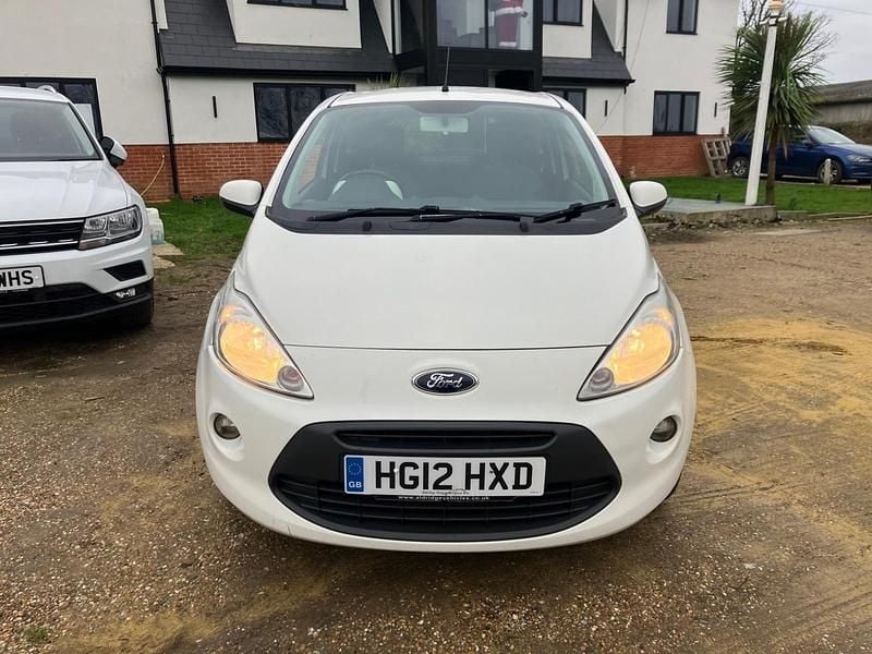 Used Ford Ka Zetec 2012 White Hatchback