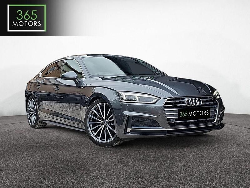 Grey Used 2018 Audi A5 Sportback S-Line Hatchback | £15,750 (Fair price) - Image 1/3