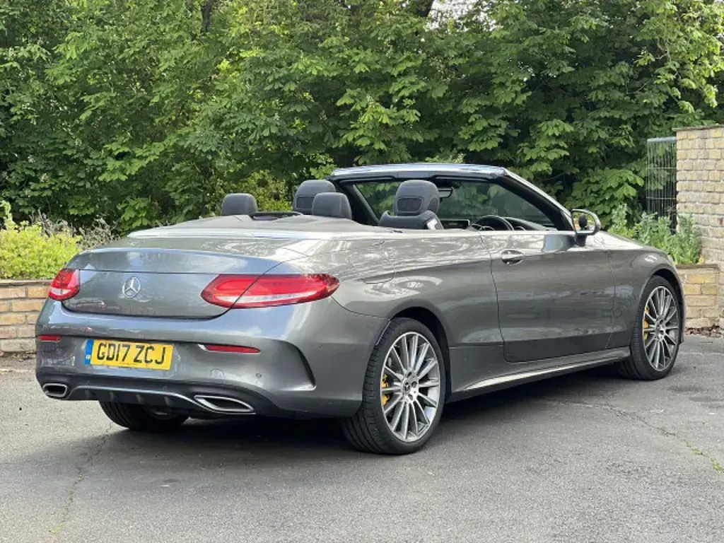 Used Mercedes C220 AMG line 2017 Grey Cabriolet