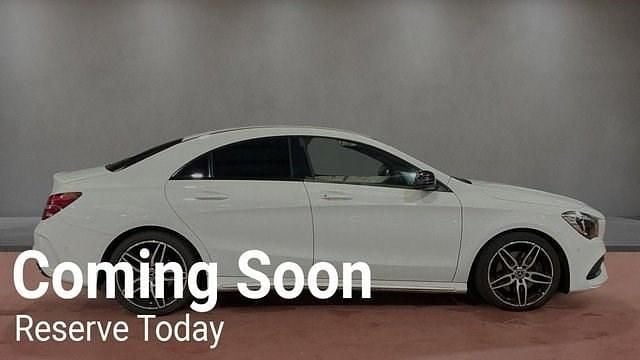 Used Mercedes CLA220 AMG line 177 HP (130 kW) 2018 White Sedan