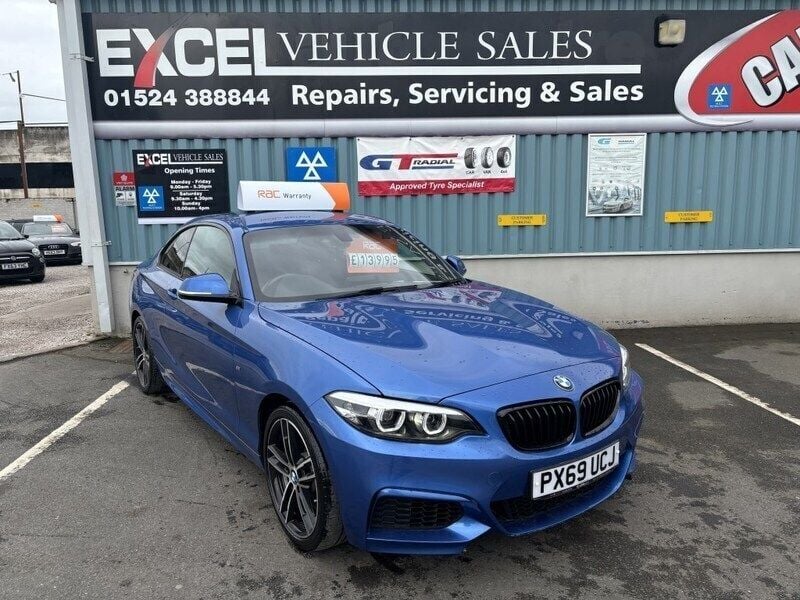 Blue Used 2019 BMW 218 M Sport Coupe | £13,995 (Good price) - Image 1/4