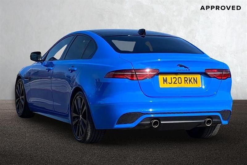 Used Jaguar XE 249 HP (183 kW) 2020 French racing blue Sedan