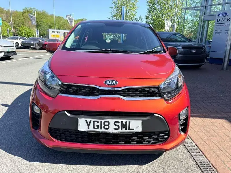 Used Kia Picanto 2018 Orange Hatchback