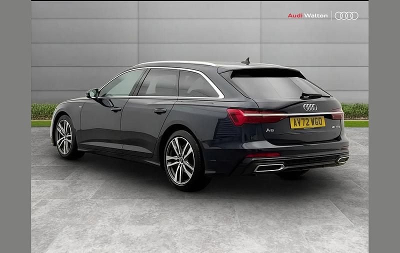 Used Audi A6 S-Line 200 HP (147 kW) 2022 Blue Estate