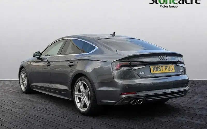 Used Audi A5 Sportback S-Line 190 HP (139 kW) 2018 Grey Hatchback