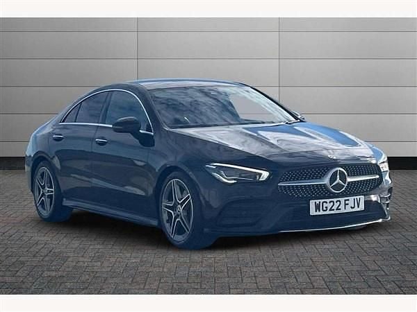 Black Used 2022 Mercedes CLA180 AMG Line Premium Plus Sedan | £25,490 (Fair price) - Image 1/2
