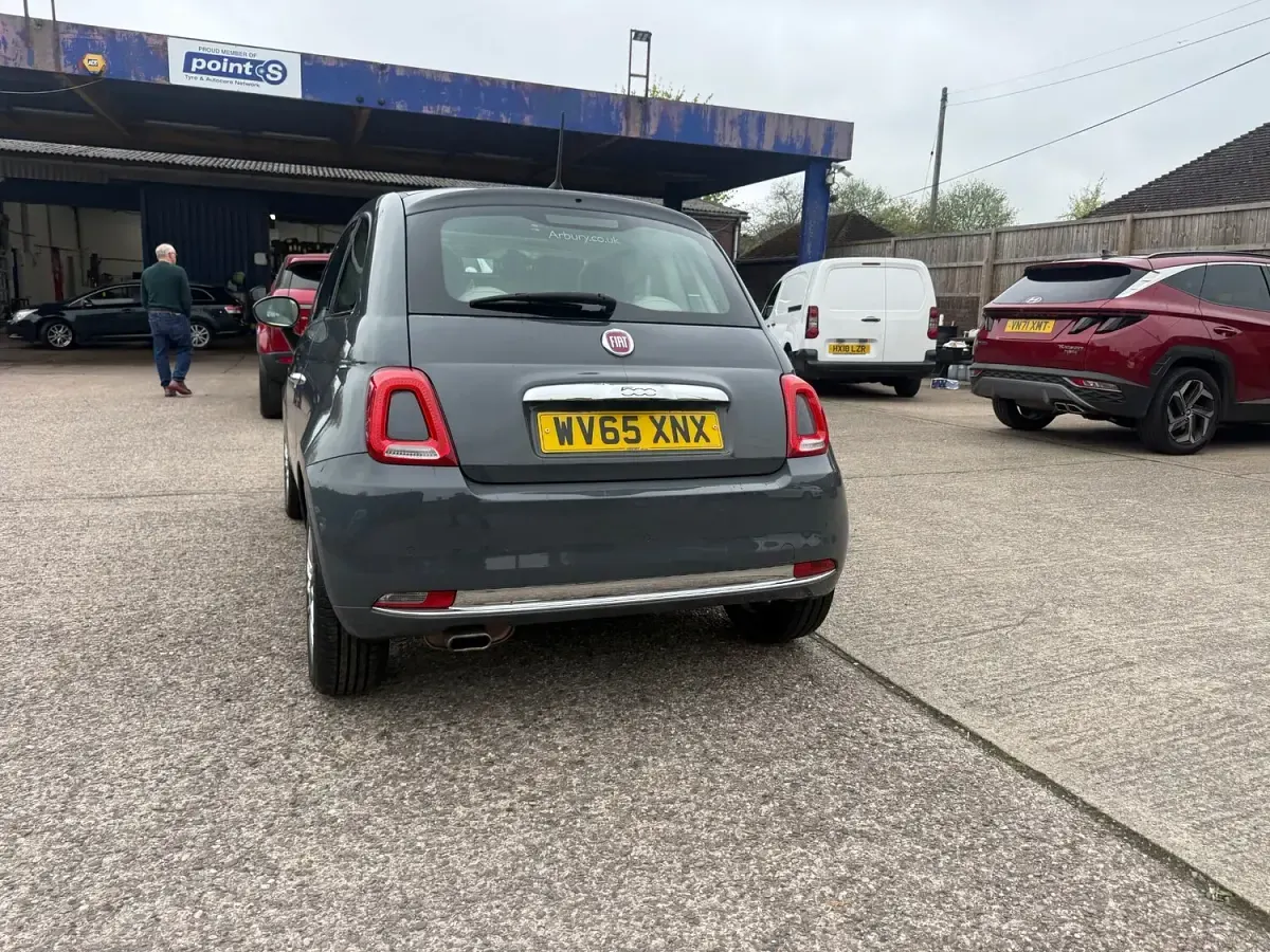 Used Fiat 500 Lounge 69 HP (50 kW) 2015 Grey Hatchback