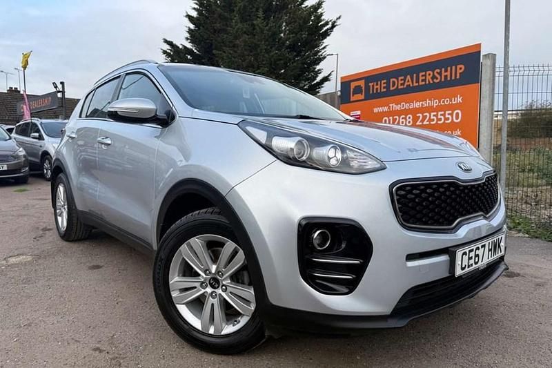 Silver Used 2017 Kia Sportage 2 SUV | £7,990 (Fair price) - Image 1/1