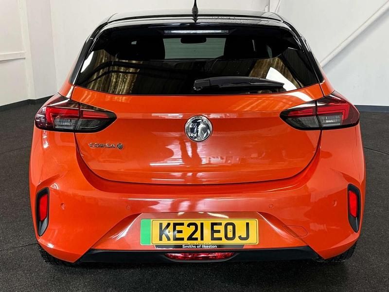 Used Vauxhall Corsa-e SRi 100 kW (136 HP) 2021 Orange Hatchback