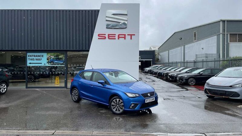 Saphire blue Used 2023 Seat Ibiza SE Technology Hatchback | £13,990 (Fair price) - Image 1/4