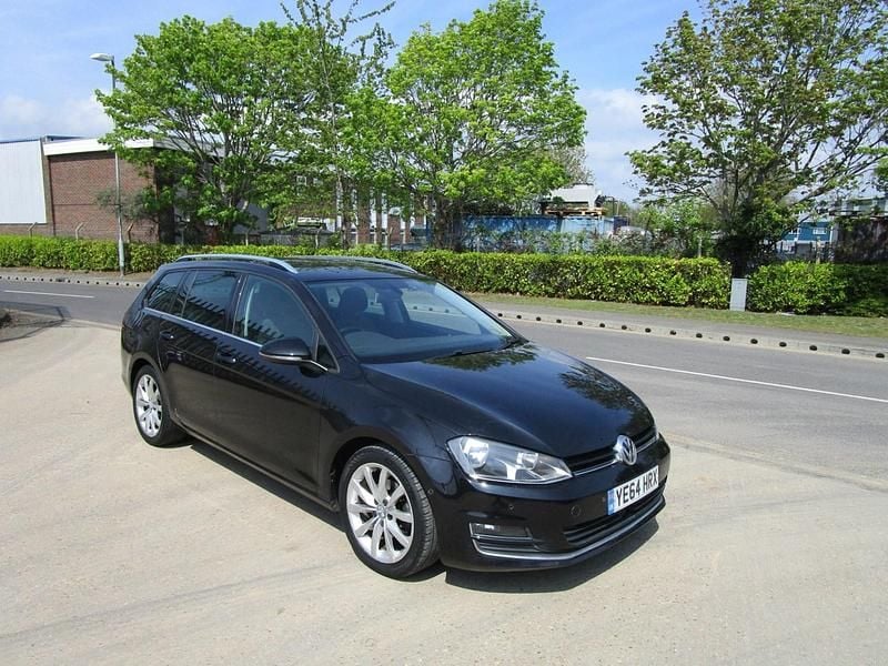 Black Used 2014 VW Golf VII GT Estate | £5,695 (Fair price) - Image 1/4