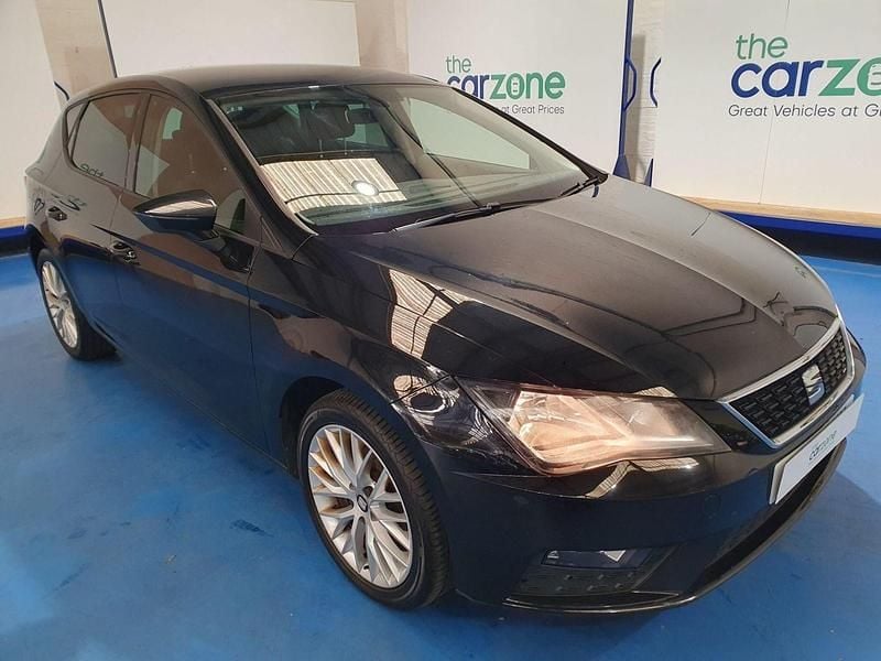 Used Seat Leon SE Dynamic 110 HP (80 kW) 2018 Black Hatchback