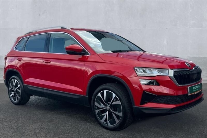 Red Used 2024 Skoda Karoq SE L SUV | £25,790 (Fair price) - Image 1/4