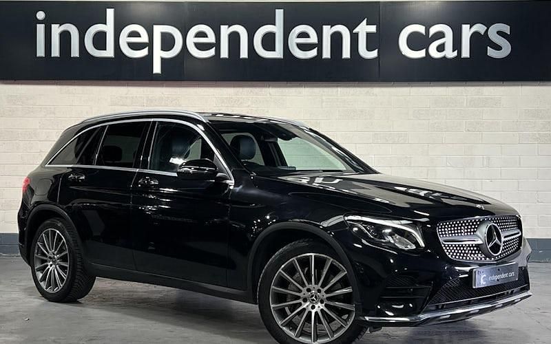 Black Used 2018 Mercedes GLC220 AMG line Estate | £16,495 (A bit pricey) - Image 1/4