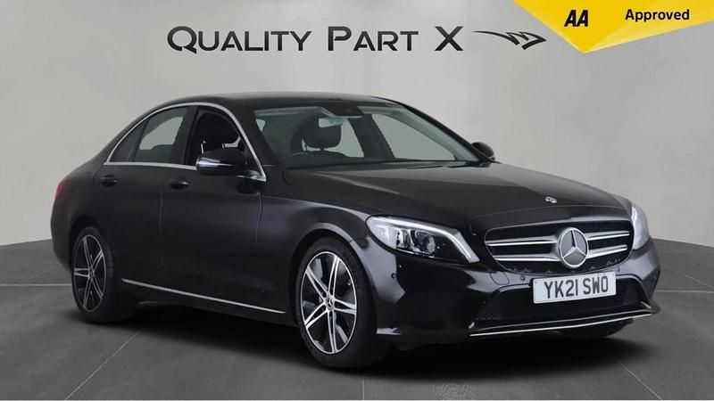 Black Used 2021 Mercedes C200 Sedan | £17,599 (Super price) - Image 1/3