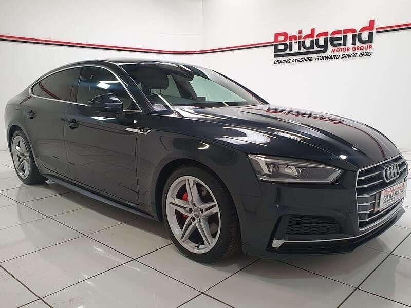 Grey Used 2017 Audi A5 S-Line Hatchback | £17,499 (Fair price) - Image 1/4