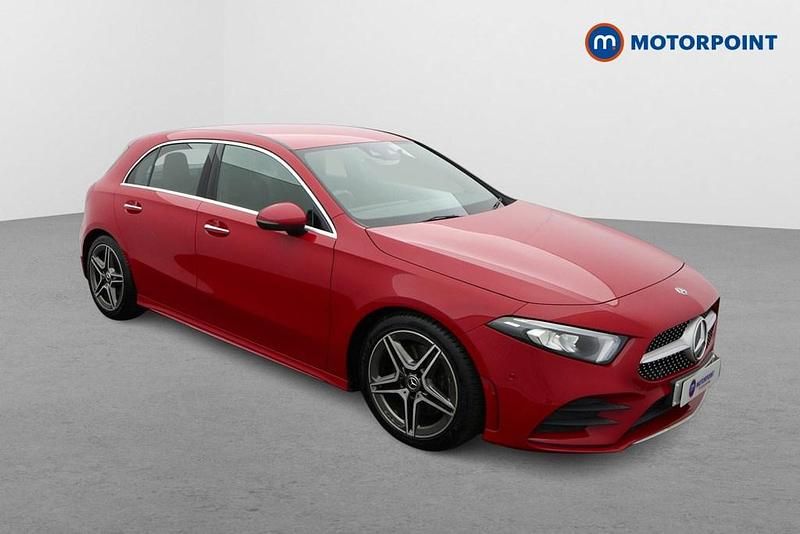 Used Mercedes A220 AMG Line Premium 190 HP (139 kW) 2019 Red Hatchback