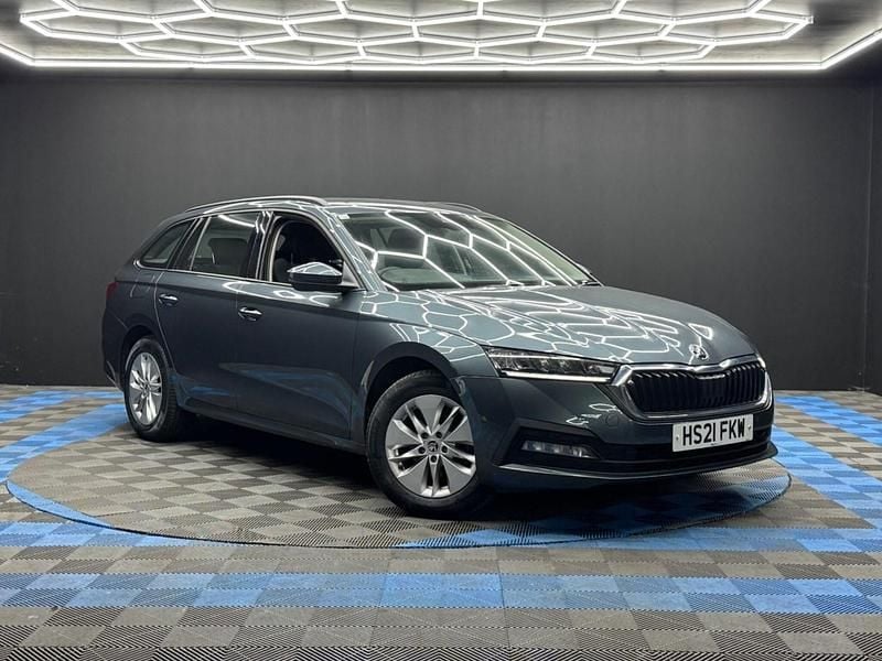 Grey Used 2021 Skoda Octavia SE Technology Estate | £13,290 (Fair price) - Image 1/4