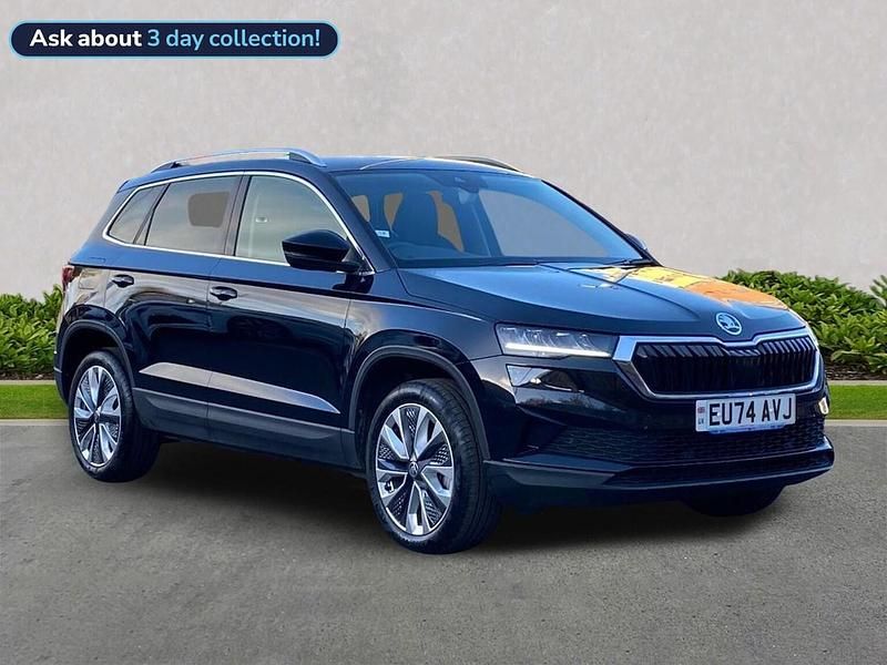 Black Used 2024 Skoda Karoq SE L SUV | £25,845 (Fair price) - Image 1/3