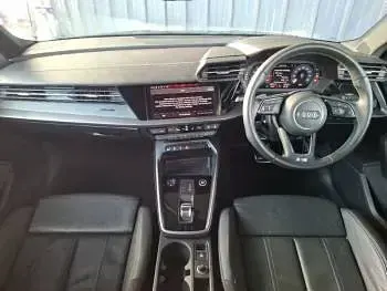 Used Audi A3 S-Line 150 HP (110 kW) 2022 Black Sedan