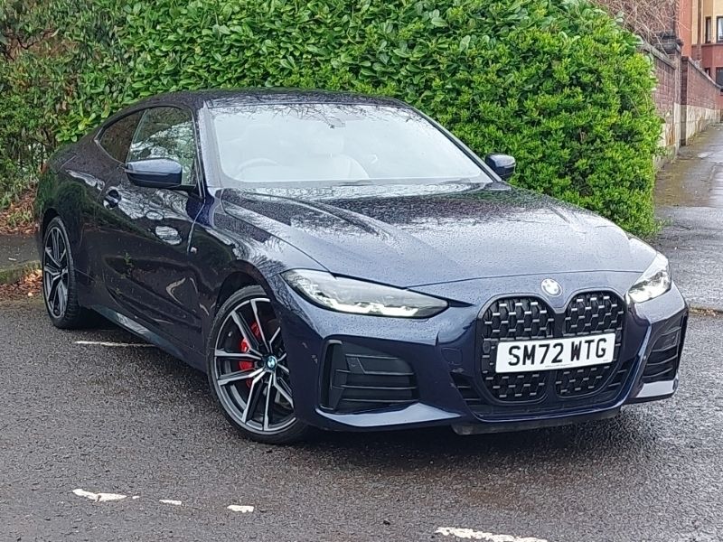 Blue Used 2023 BMW M440 Comfort Edition Sedan | £38,998 (Fair price) - Image 1/4